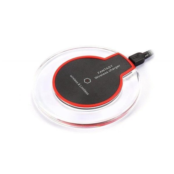 Ztech ZTech ZTWC002-BK iPhone & Android Wireless Charging Pad with LED Lights - Black ZTWC002-BK